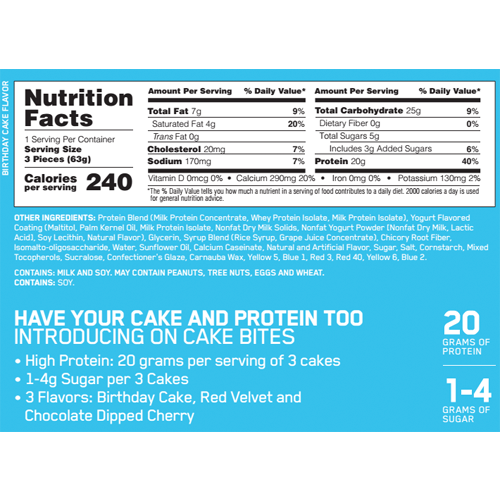 Cake Bites Label