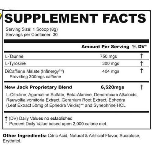 Gold Star Performance Products New Jack label