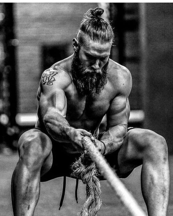 Guy Pulling Rope
