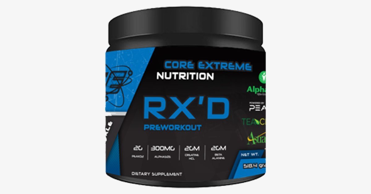 core extreme nutrition rx'd full review