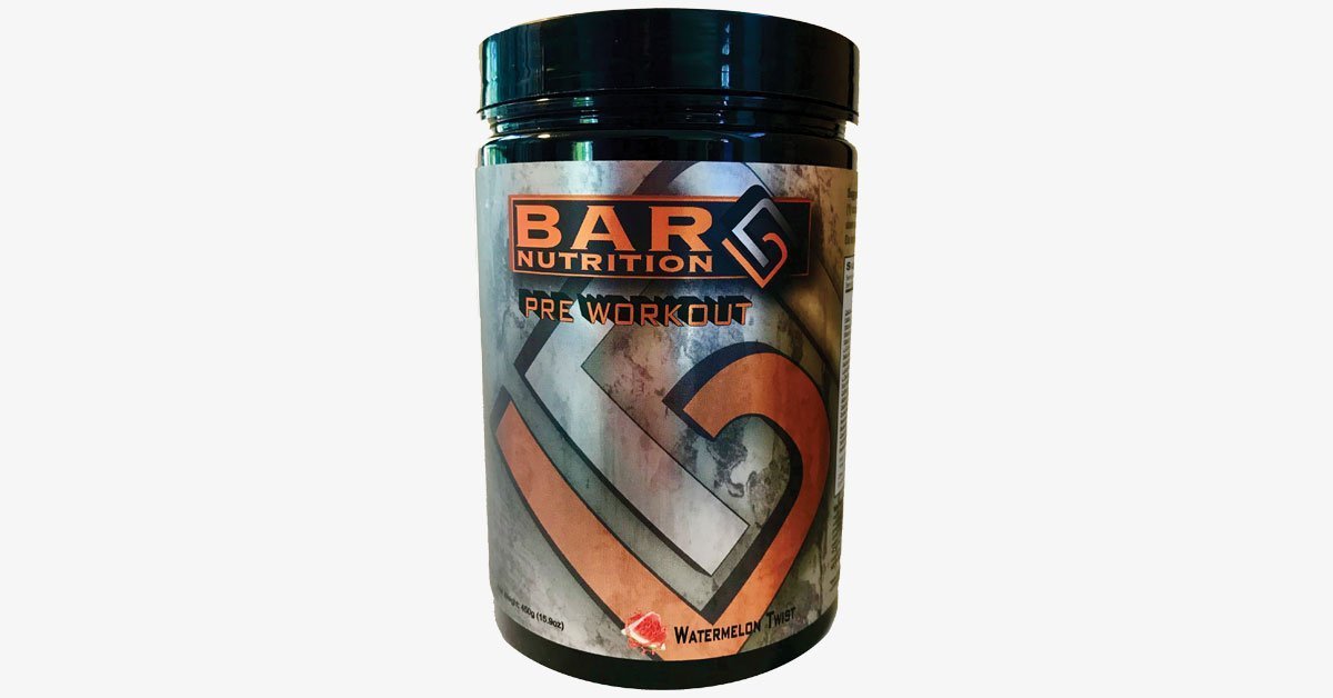Bar Nutrition Pre Workout Full Review