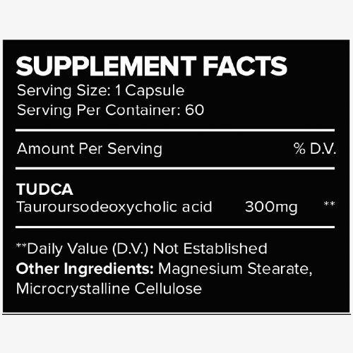 LEVIATHAN NUTRITION TUDCA label