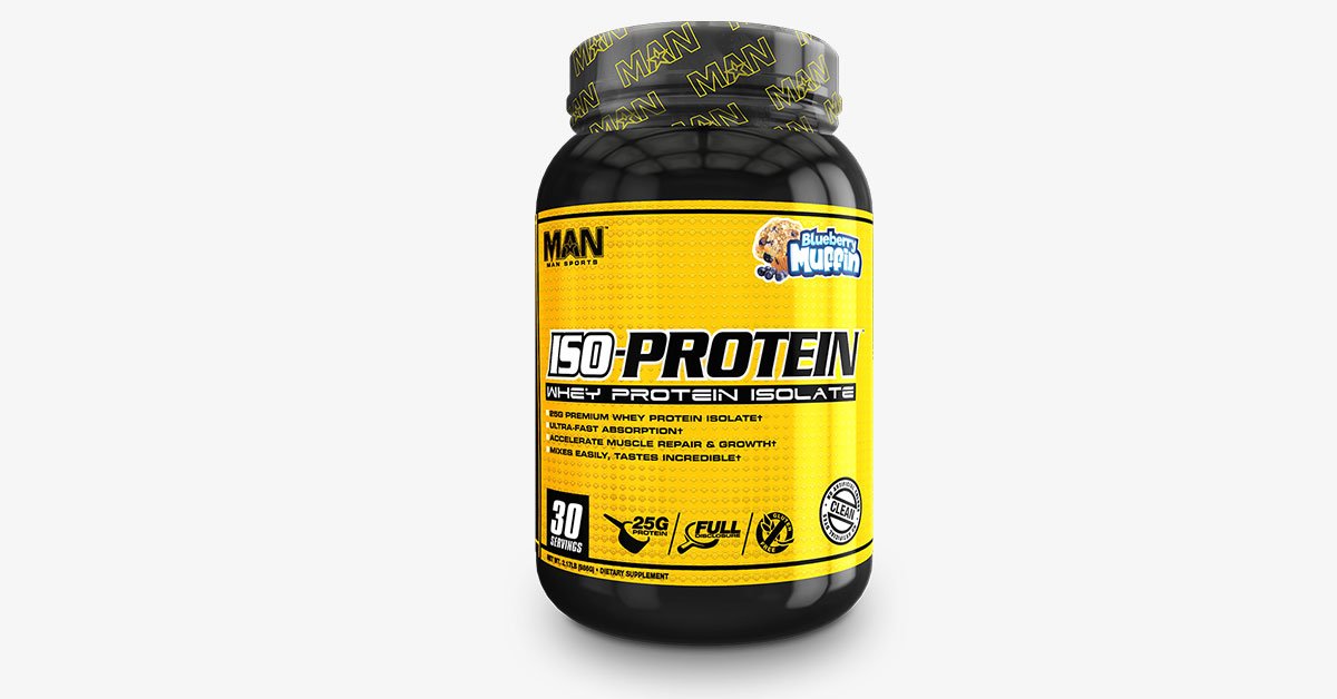 Man sports cheap iso protein