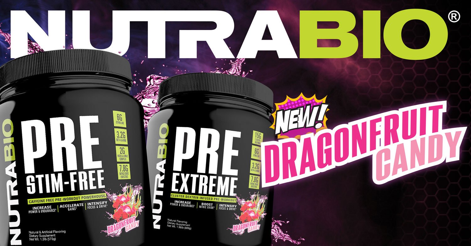 NutraBio Dragon Fruit Candy PRE Extreme