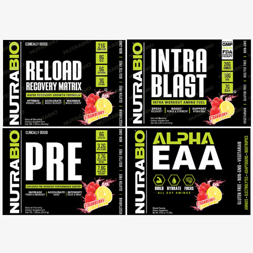 nutrasample NutraBio Strawberry Lemon Bomb