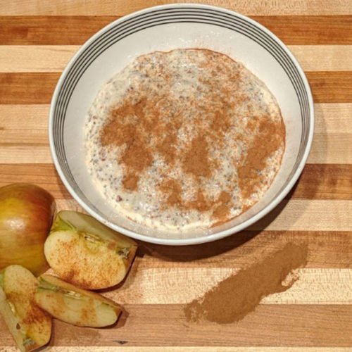 Cinnamon Apple Pie Overnight Oats