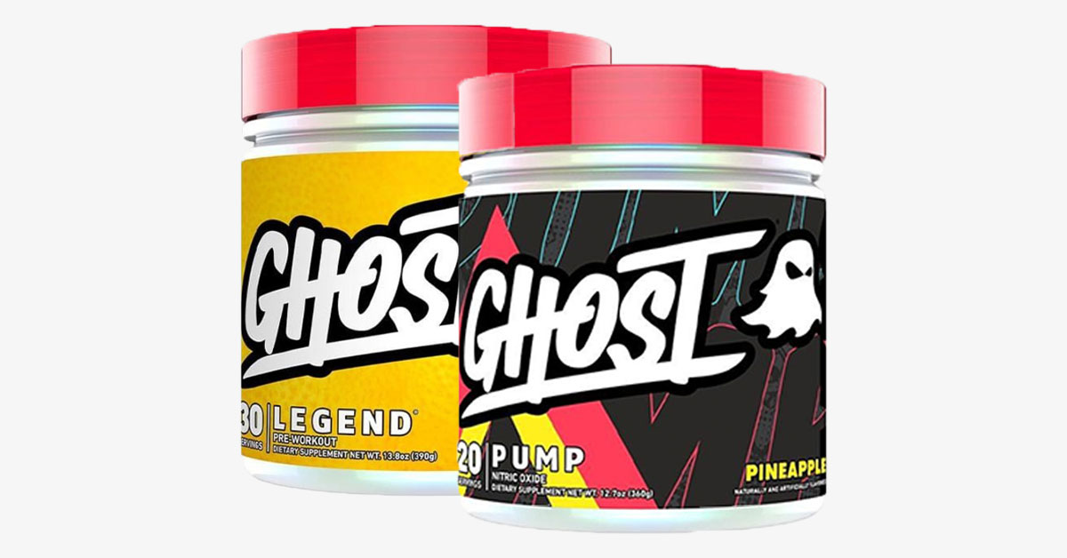 GHOST Legend Grapefruit and GHOST Pump Pineapple
