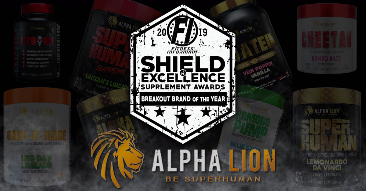 BREAKING: Alpha Lion Wins 2019 Breakout Brand of the Year Award