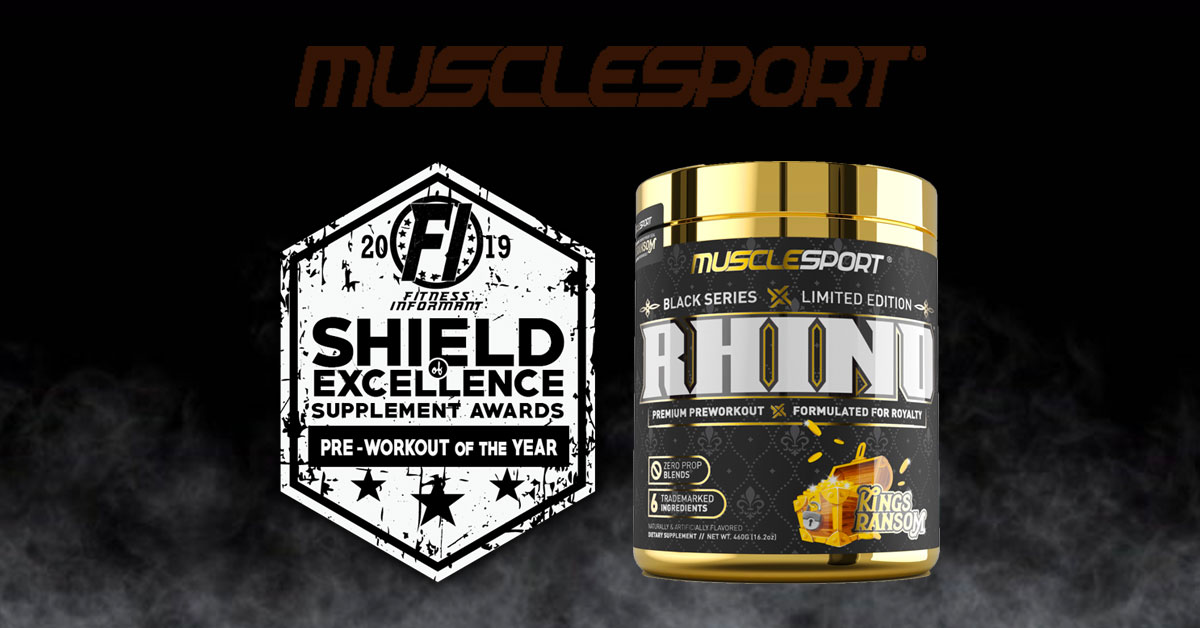 BREAKING: MuscleSport King's Ransom Named 2019 Pre-Workout of the Year