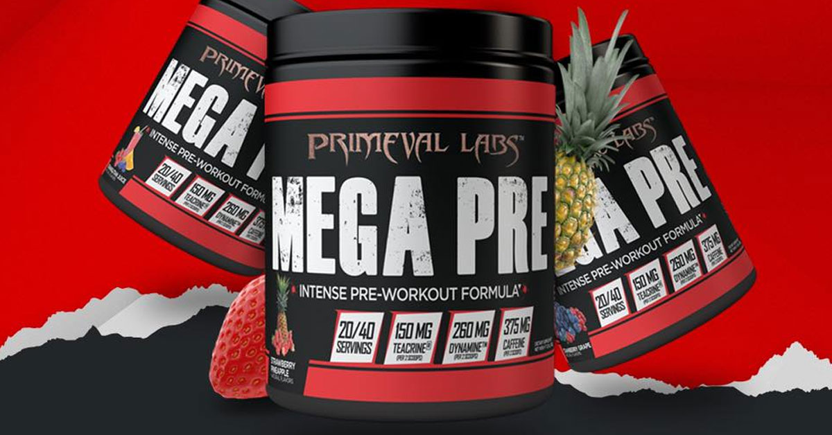 Primeval Labs Mega Pre Black New