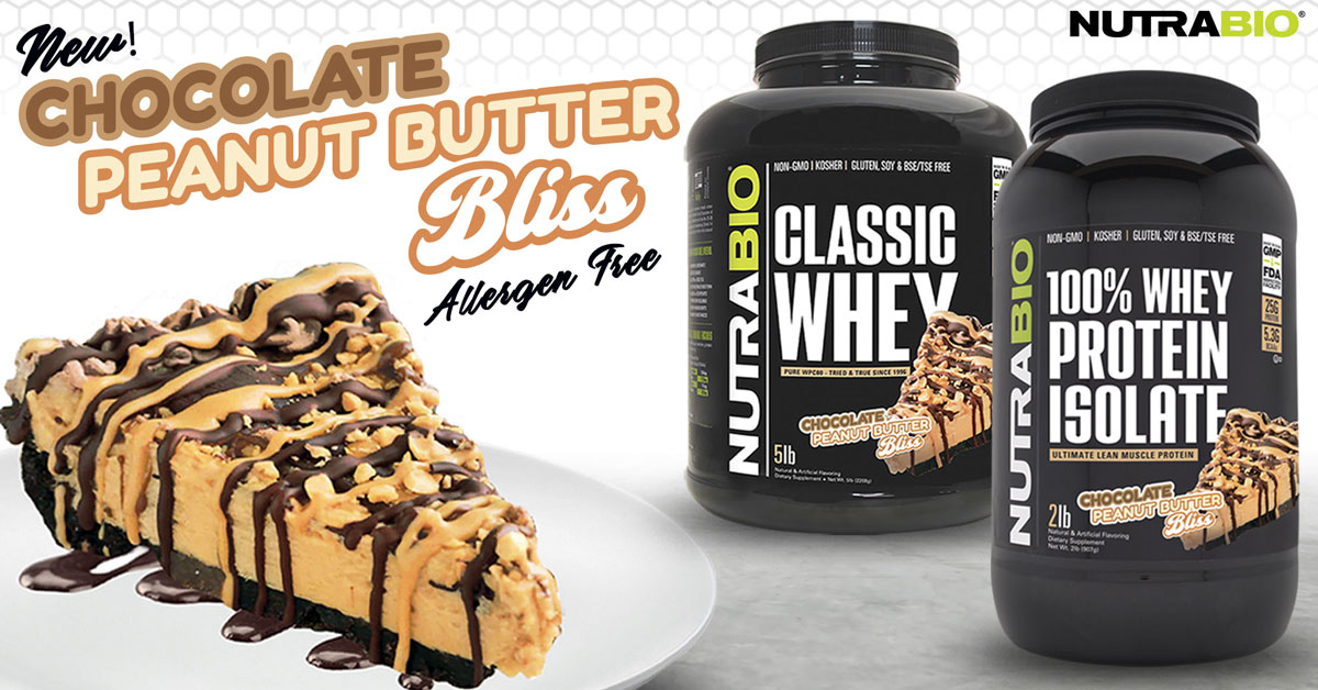 NutraBio Chocolate Peanut Butter Bliss WPI