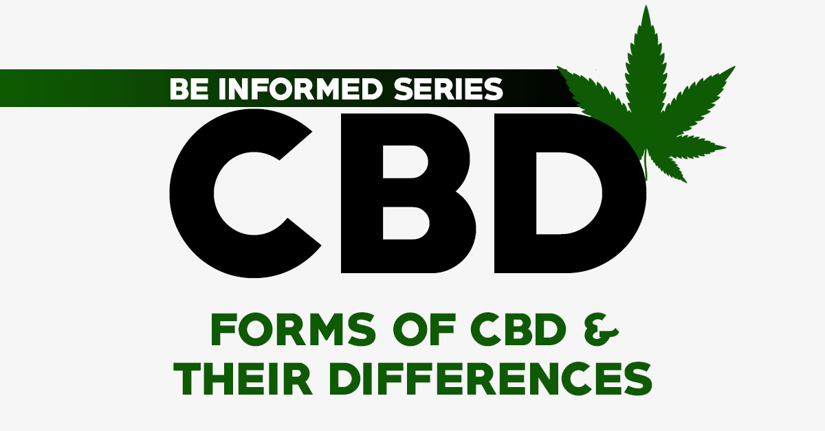 Forms of CBD and their differences