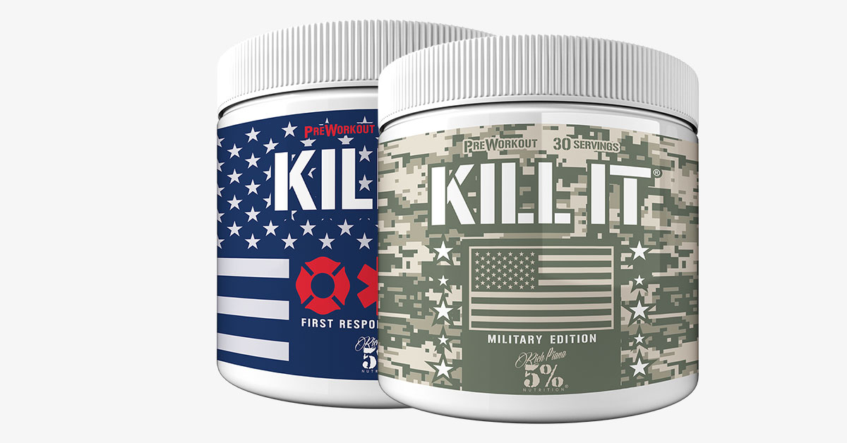 5% Nutrition Kill It Military First Responders