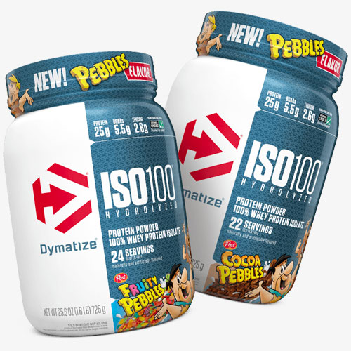 dymatizepebbles Dymatize Fruity and Cocoa Pebbles