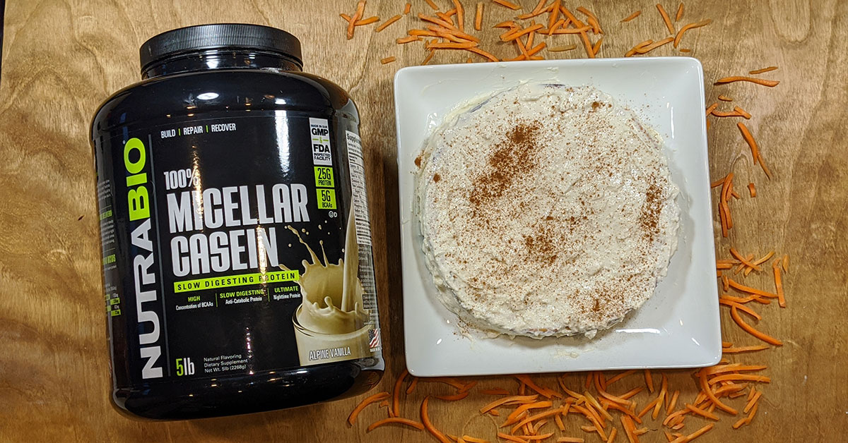 Protein Packed Carrot Cake