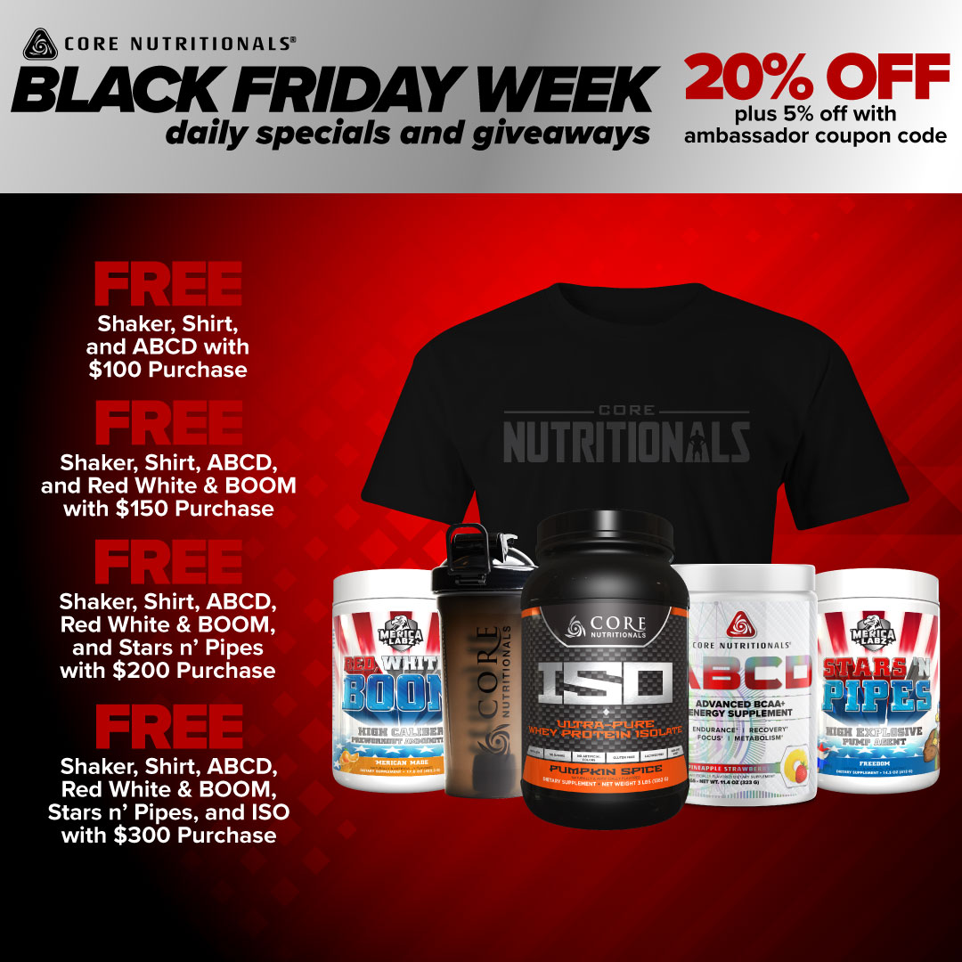 Core Nutritionals Black Friday