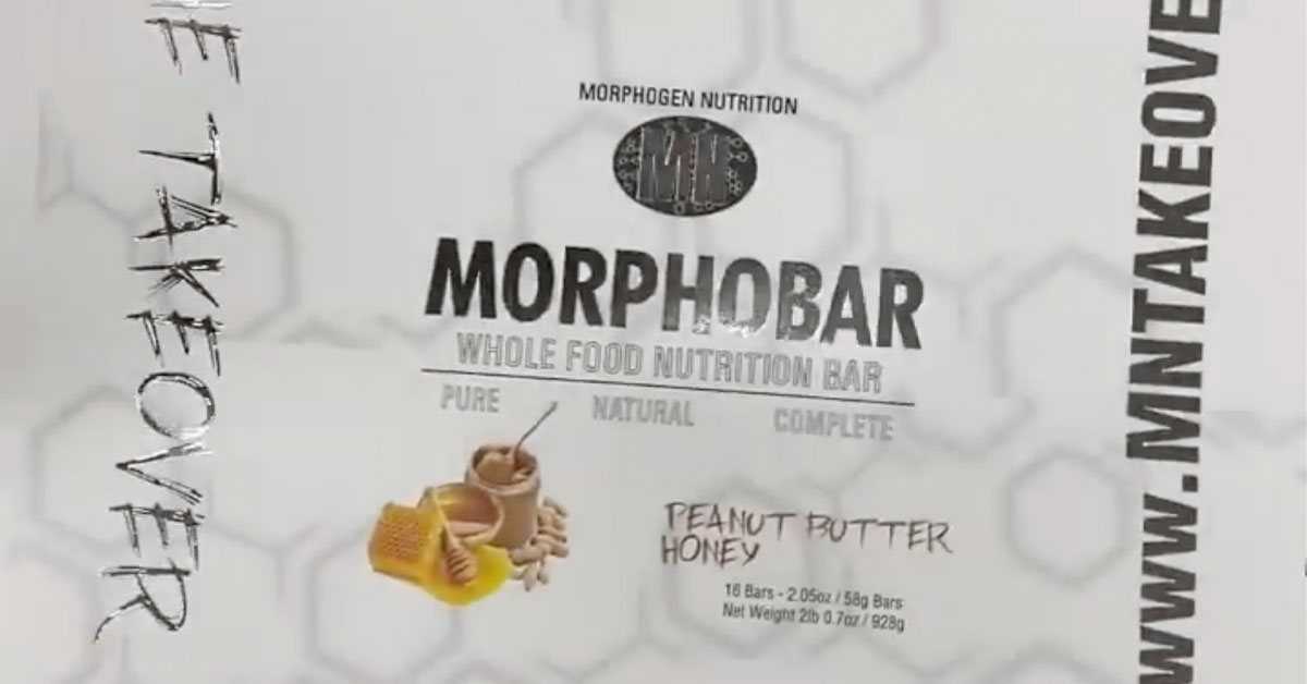 Morphogen Nutrition Morphobar