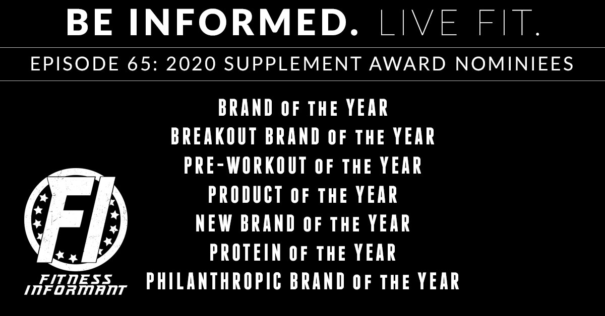 2020 Fitness Informant Supplement Award Nominees