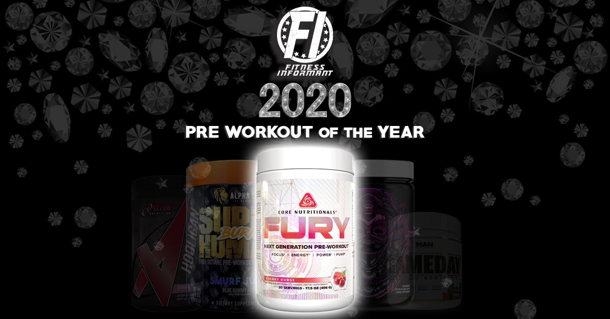 Core Nutritionals CORE FURY Wins 2020 Fitness Informant's Pre-Workout of the Year