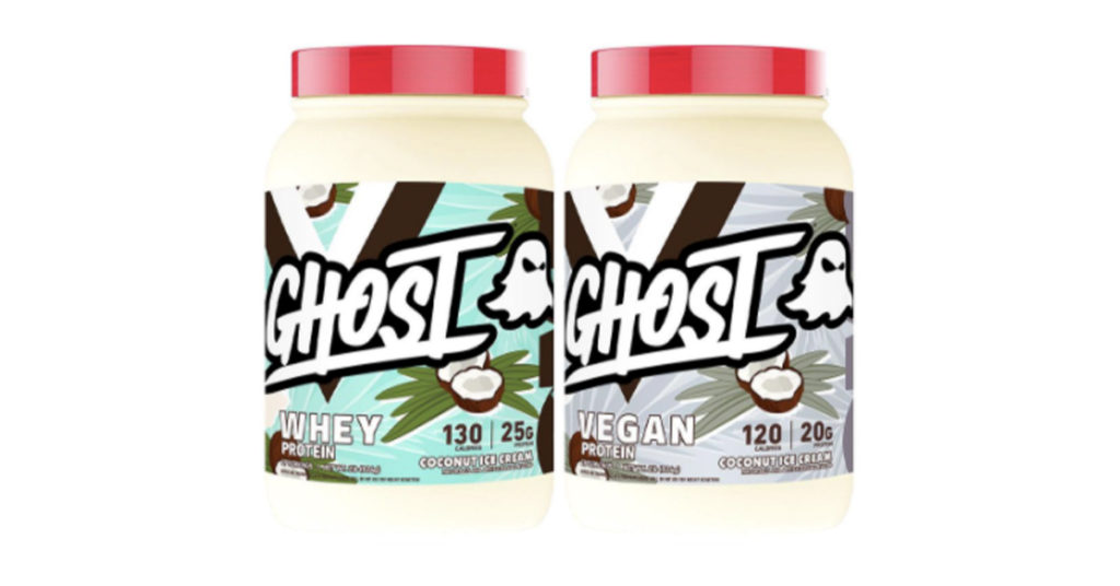 GHOST To Launch Coconut Ice Cream Whey and Vegan