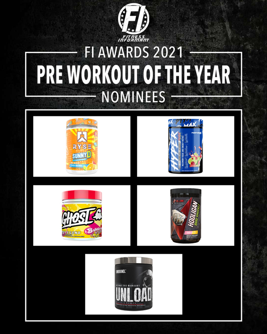 2021 Fitness Informant Pre-Workout of the Year