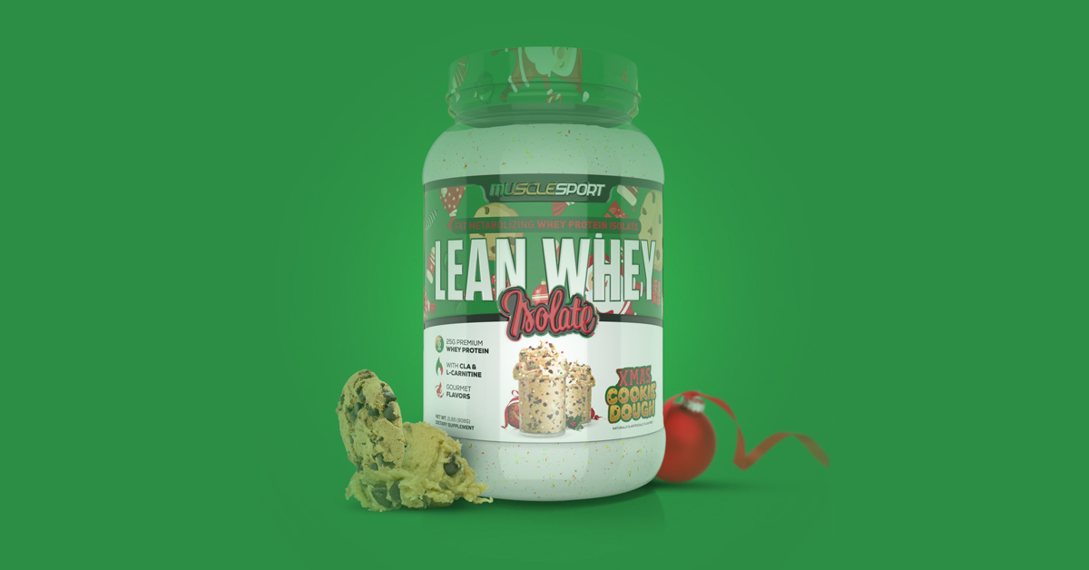 MuscleSport Xmas Cookie Dough Lean Whey