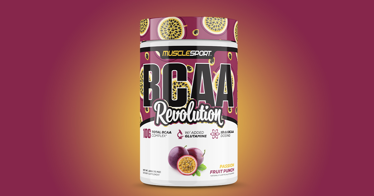 MuscleSport BCAA Revolution Passion Fruit Punch