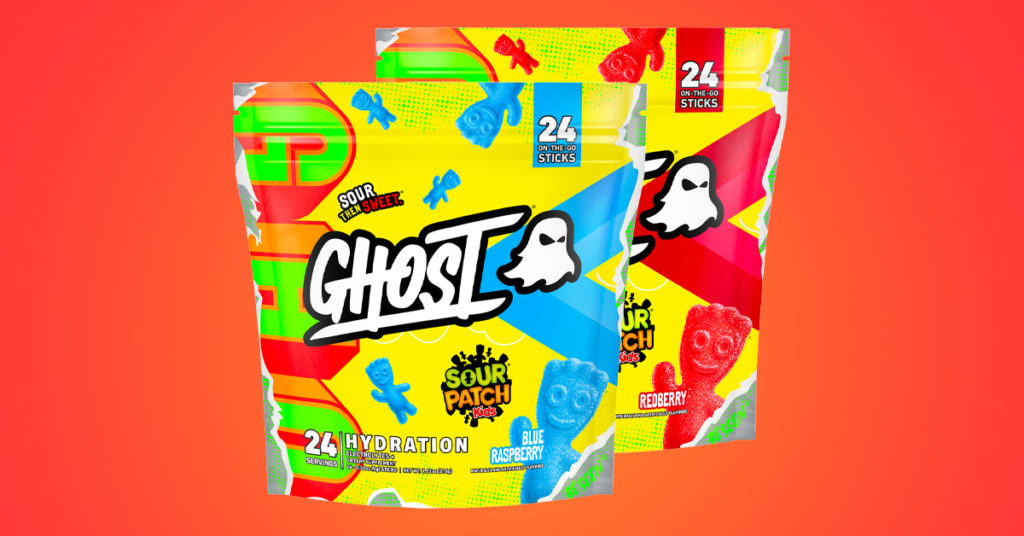 GHOST Hydration Sticks Launch in Authentic Sour Patch Kids Flavors