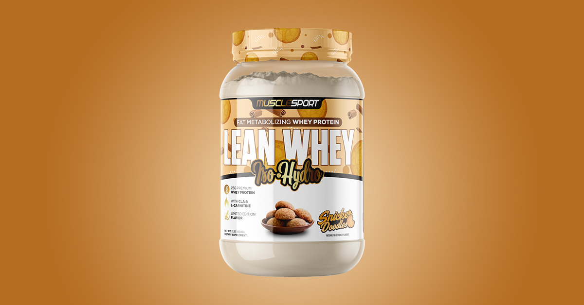 MuscleSport Lean Whey Snickerdoodles