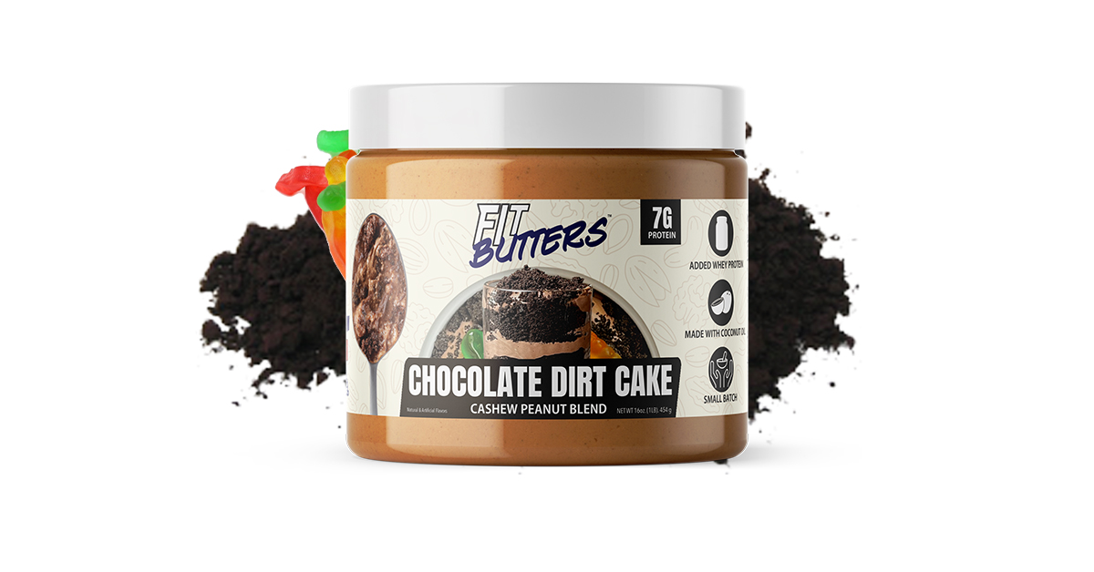 FIt Butters Chocolate Dirt Cake