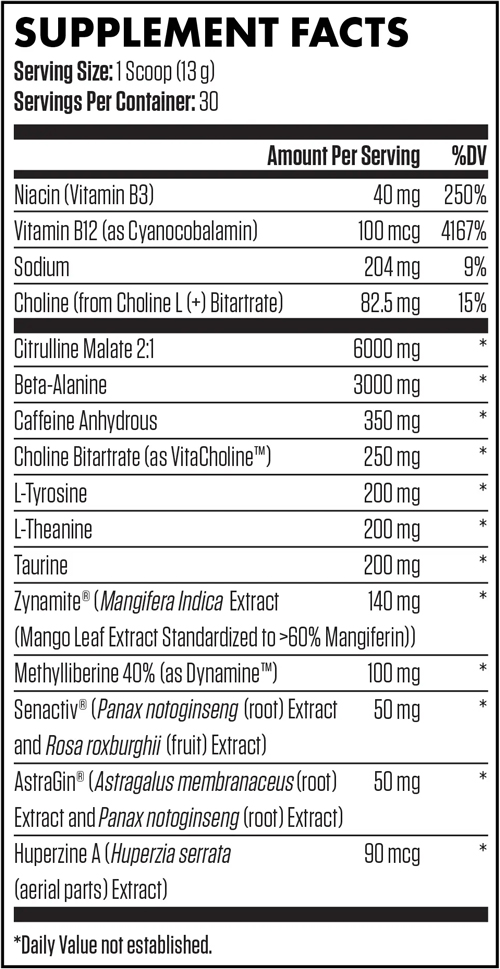 ABE Pre-Workout SFP