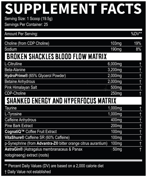 Condemned Labs X Fresh Supps Pre-Workout SFP