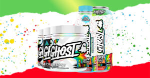 GHOST Sour Strips Rainbow Candy