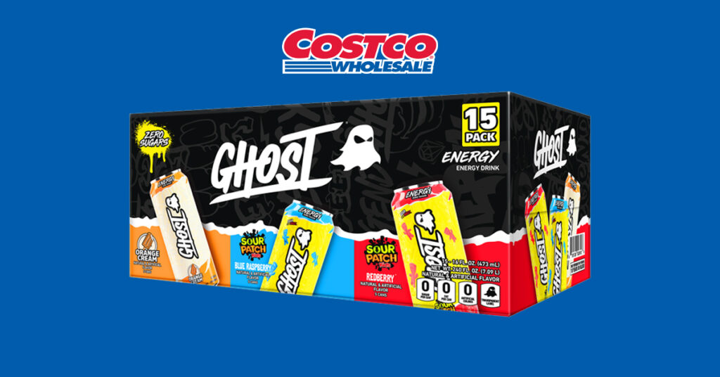 Ghost energy variety packs now available at costco