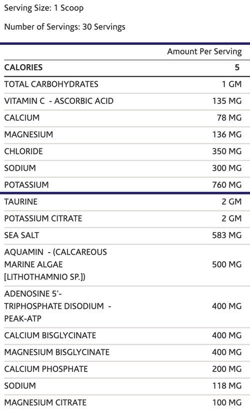 AN PERFORMANCE Electrolytes Hydration SFP