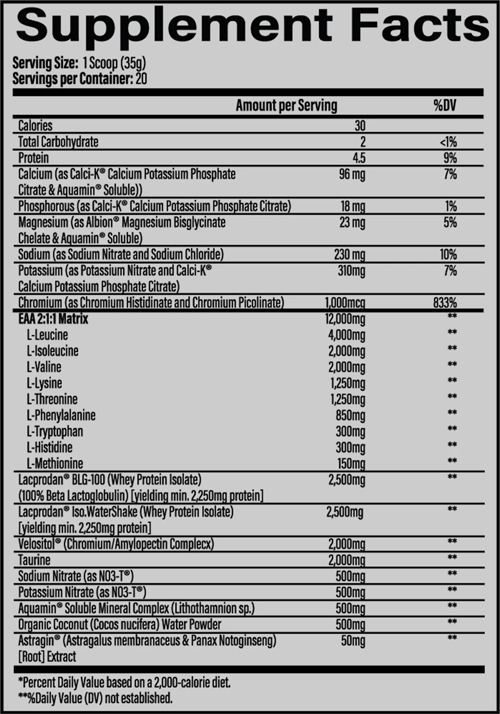 Infinis Nutrition Intrafins SFP