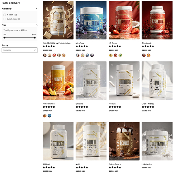 Nitrogen Nutriton Products