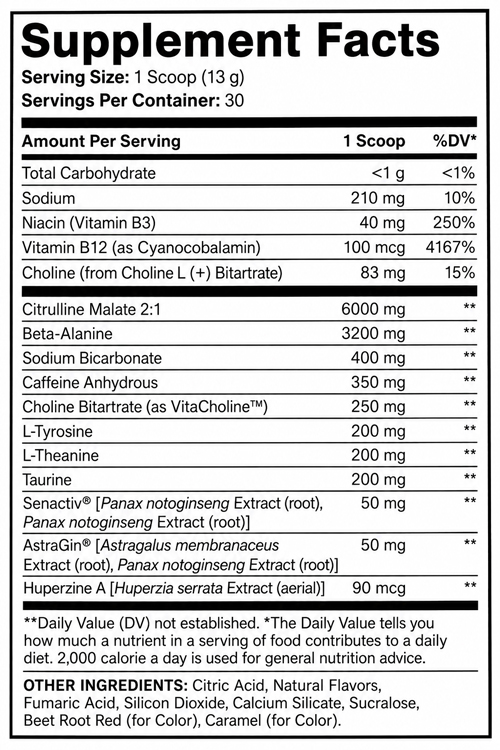 A.B.E. Pre-Workout SFP