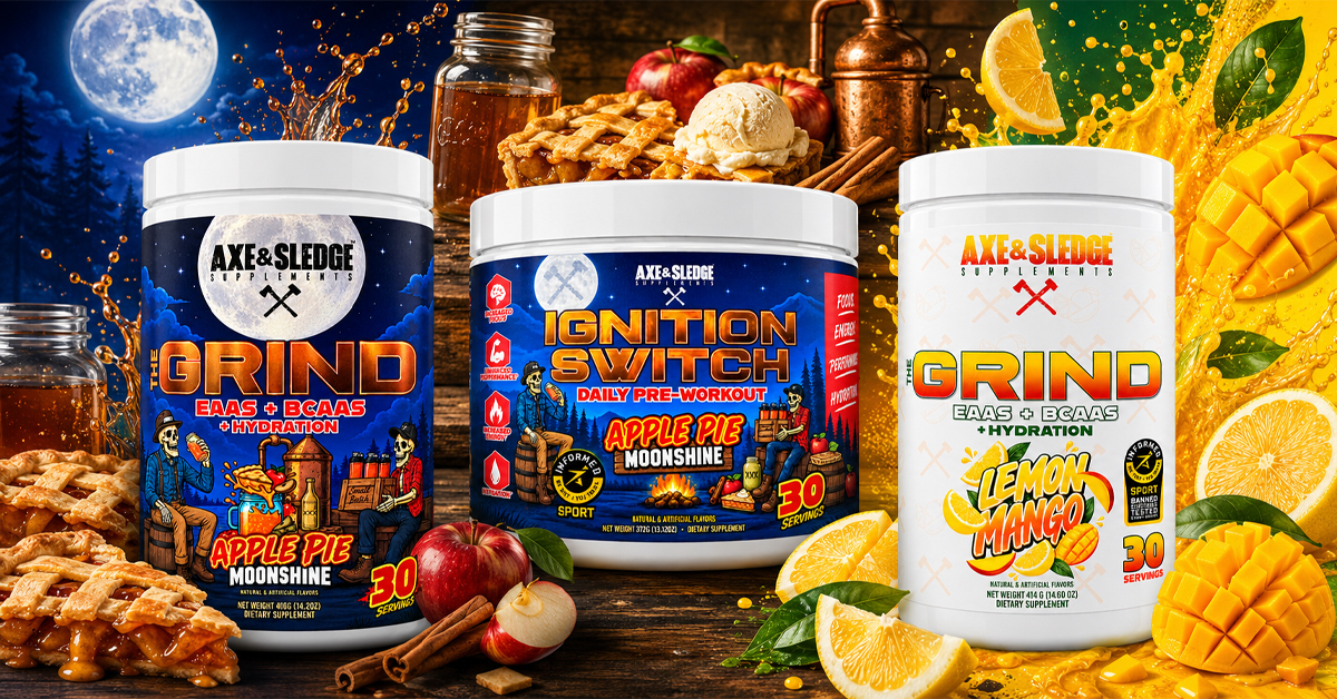Axe & Sledge Apple Pie Moonshine and Lemon Mango