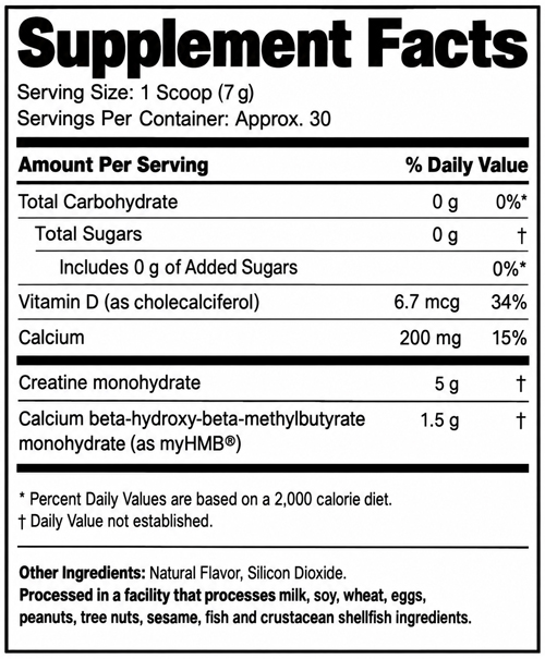 MuscleTech Creatine+HMB SFP